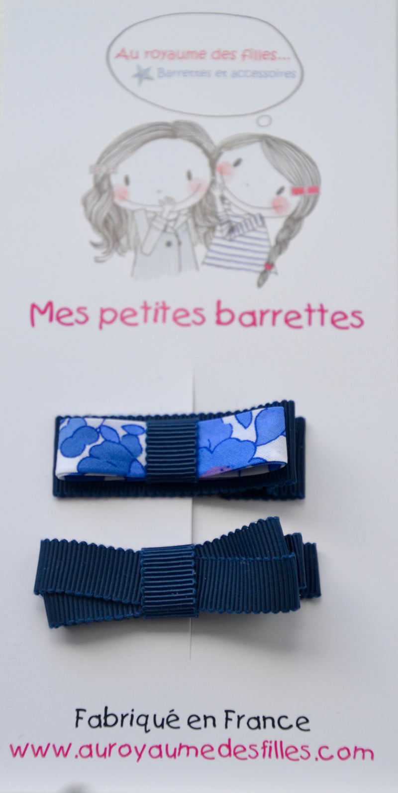 Barrettes bleues (2)